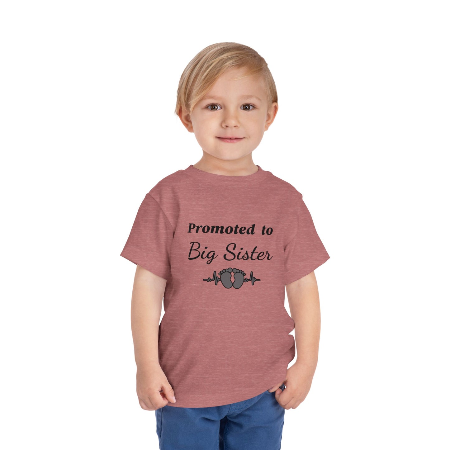 Promoted to Big Sister Toddler Tee — Pregnancy Announcement Shirt