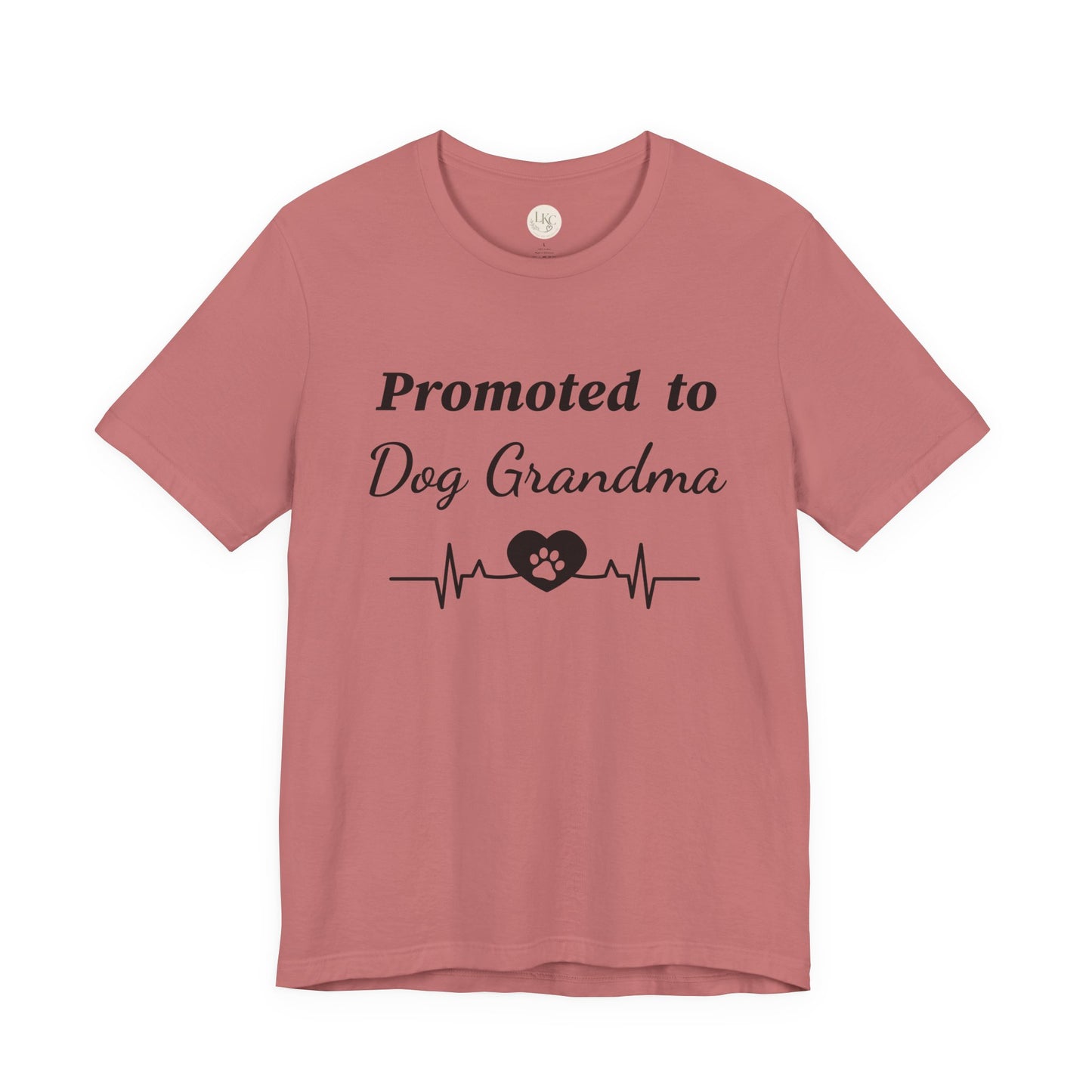 Promoted to Dog Grandma T-Shirt — Funny Pet Lover Tee for New Dog Grandmothers