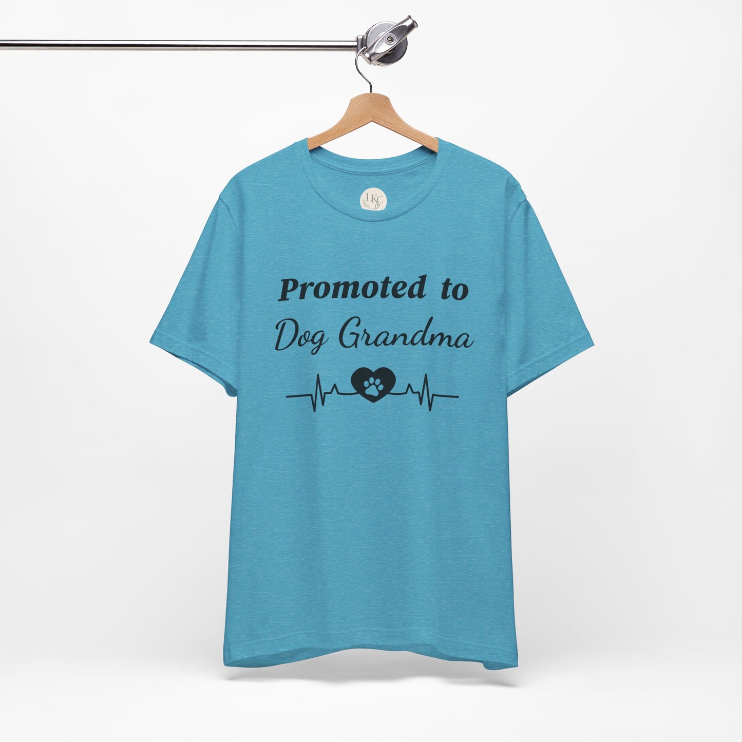 Promoted to Dog Grandma T-Shirt — Funny Pet Lover Tee for New Dog Grandmothers
