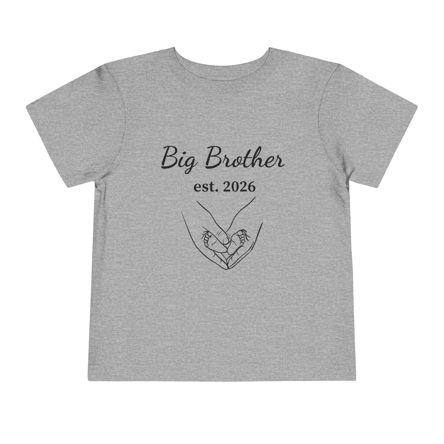Big Brother est. 2026 Toddler Tee — New Sibling Announcement Shirt