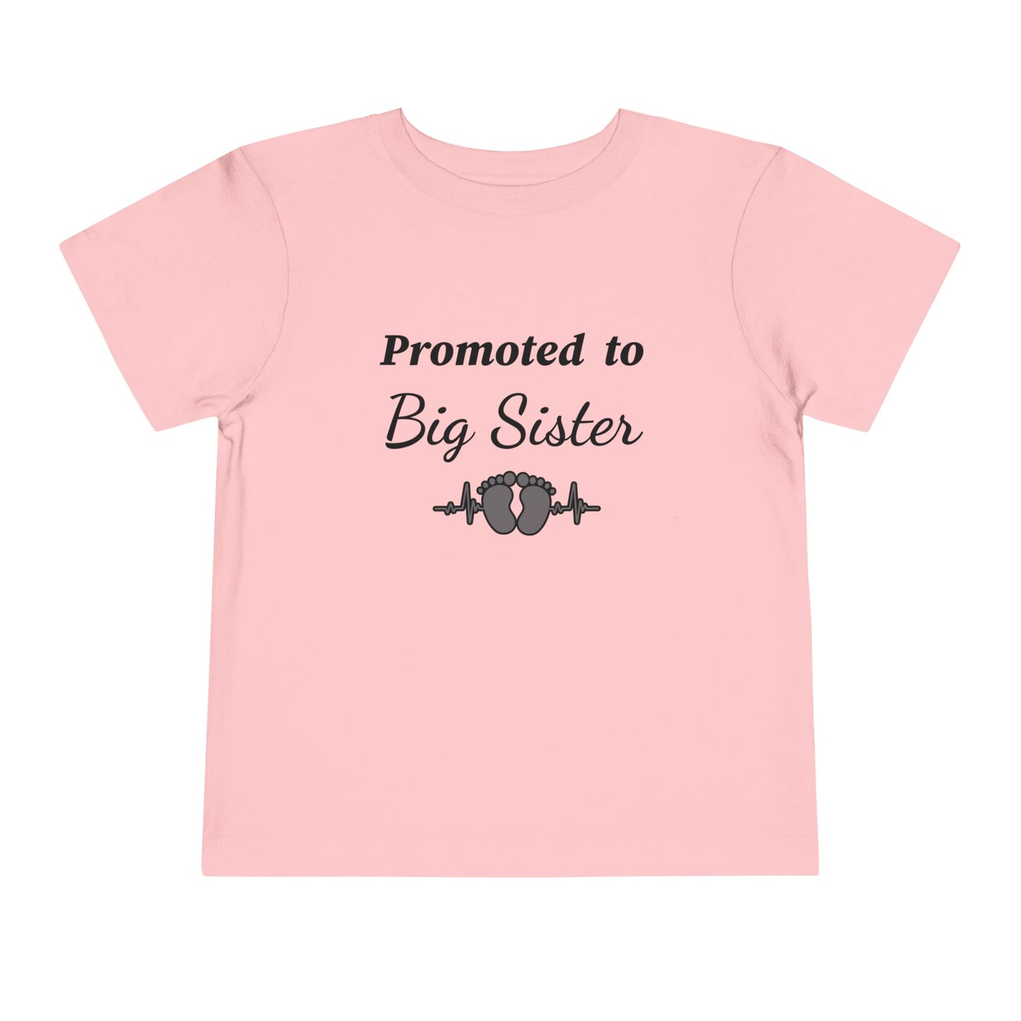 Promoted to Big Sister Toddler Tee — Pregnancy Announcement Shirt