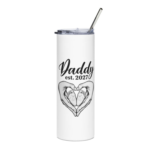 Daddy Est. 2027 Classic & Coordinated Stainless Steel Tumbler
