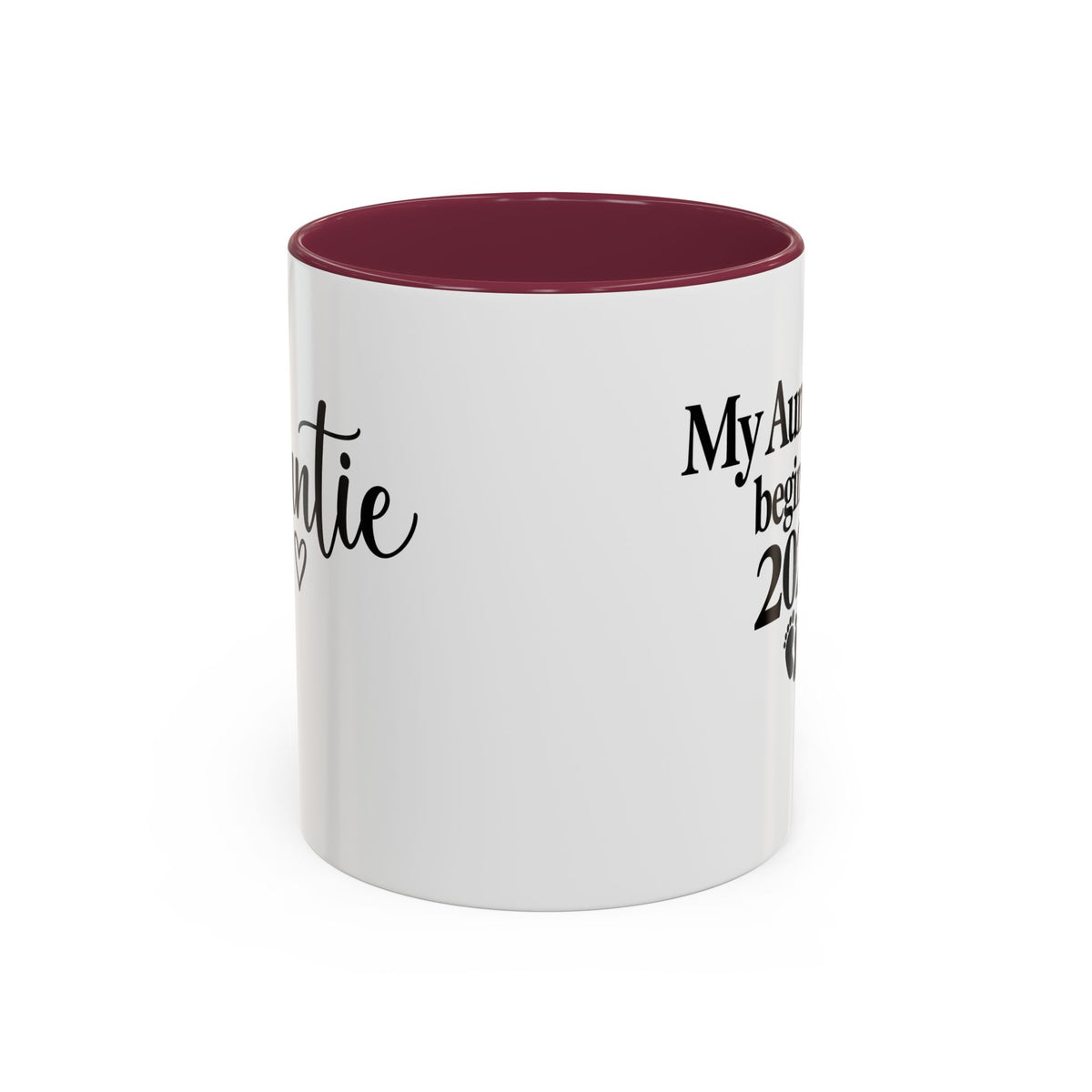 Auntie Est. 2027 Gift-Reveal Ceramic Mug