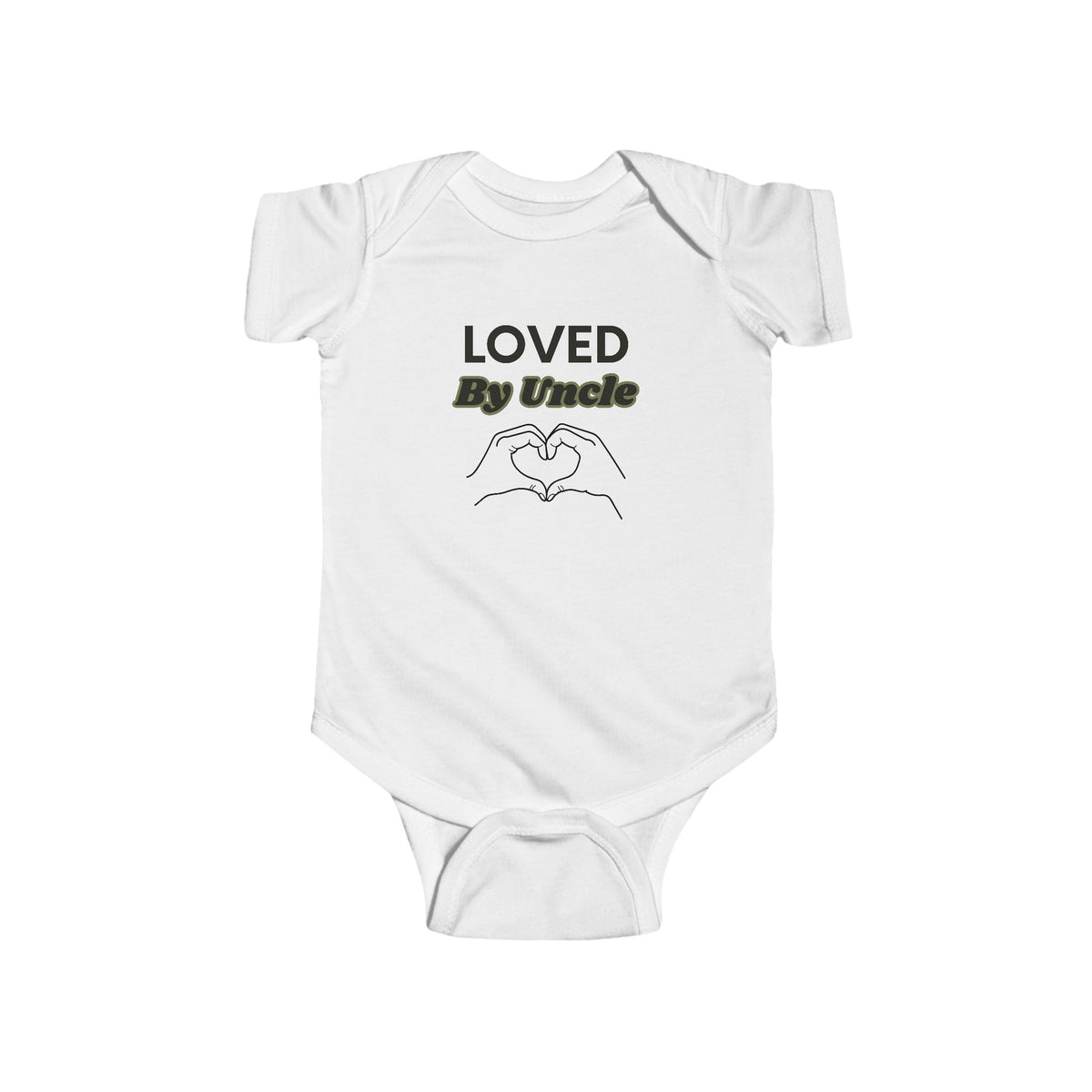 Loved by Uncle Baby Bodysuit