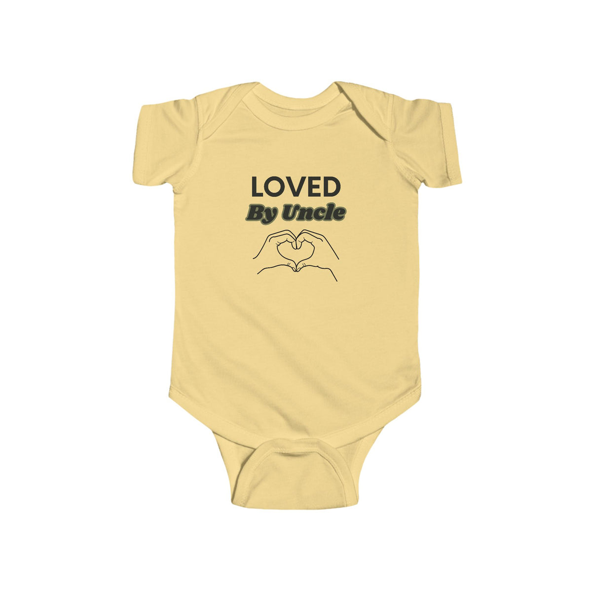Loved by Uncle Baby Bodysuit