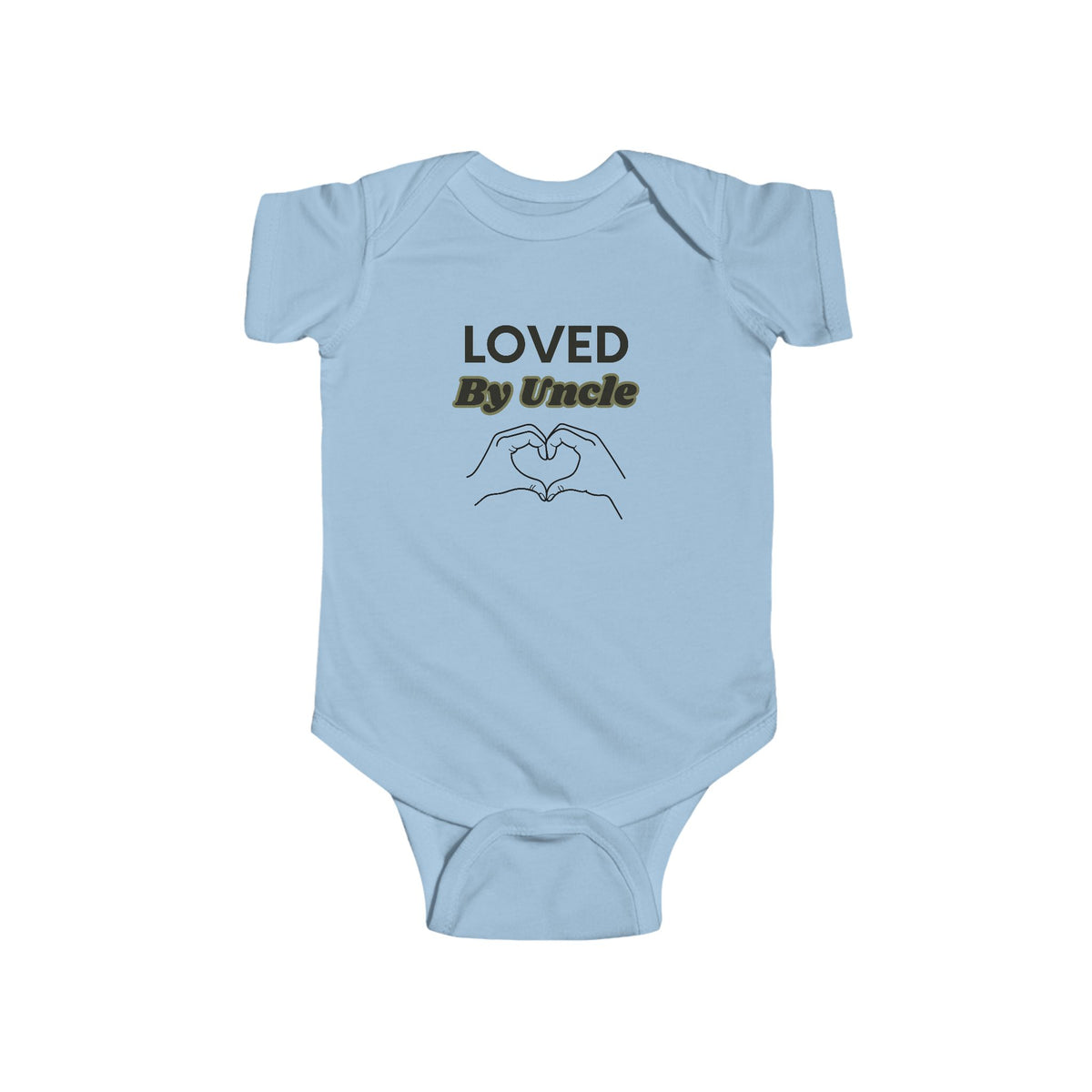 Loved by Uncle Baby Bodysuit