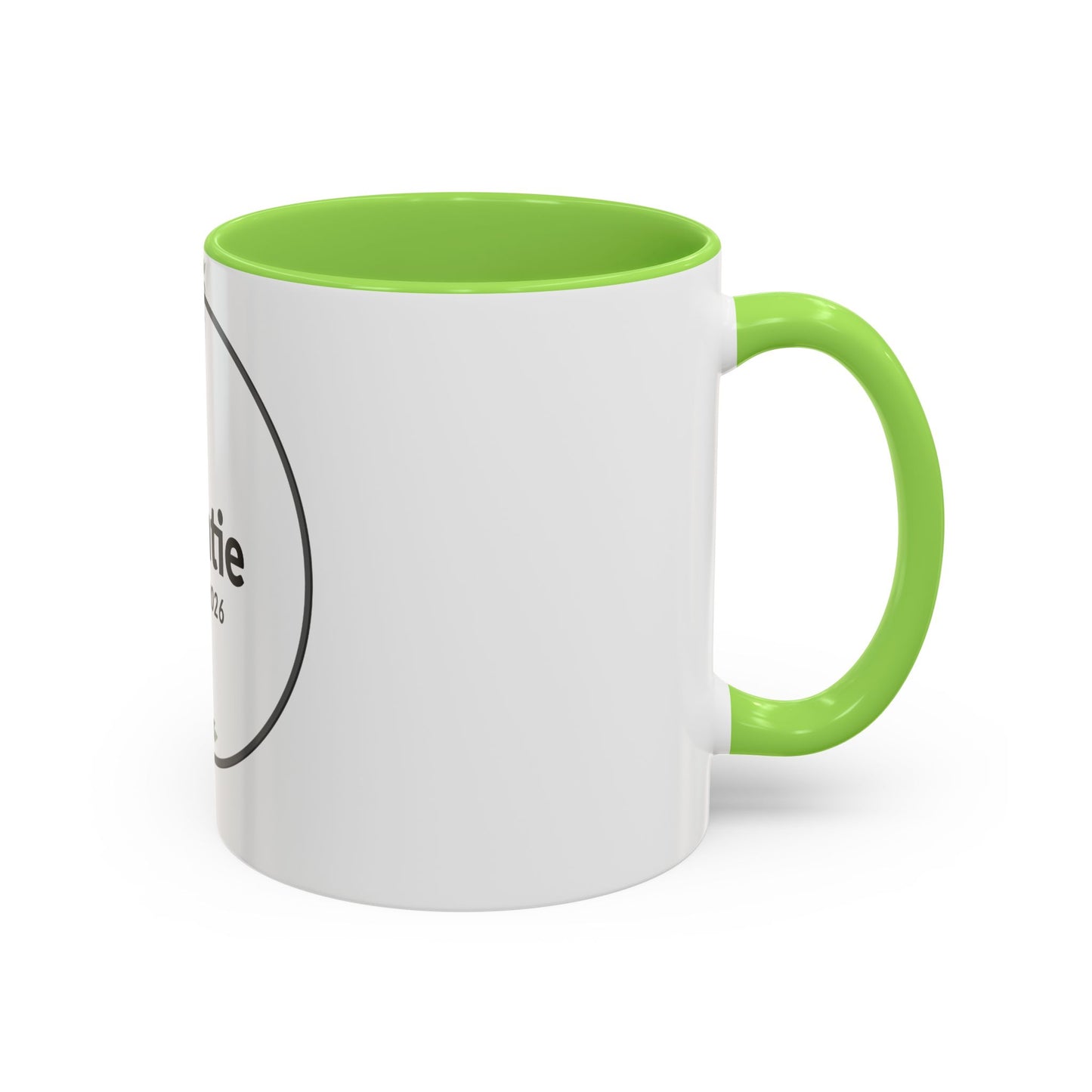 Auntie Est. 2026 Floral Accent Mug — Personalized Gift for New Aunts (11oz, 15oz)