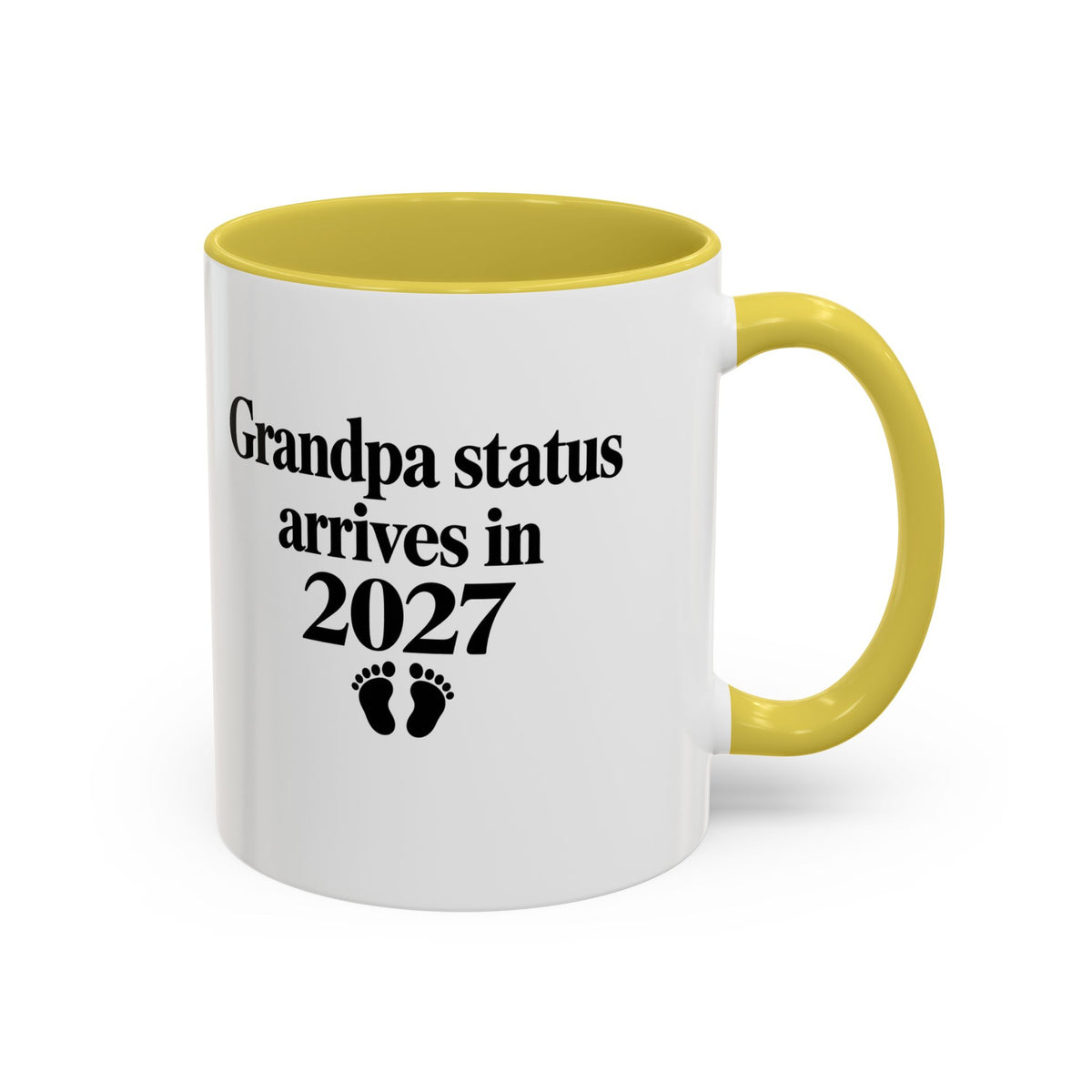 Grandpa Est. 2027 Gift-Reveal Ceramic Mug