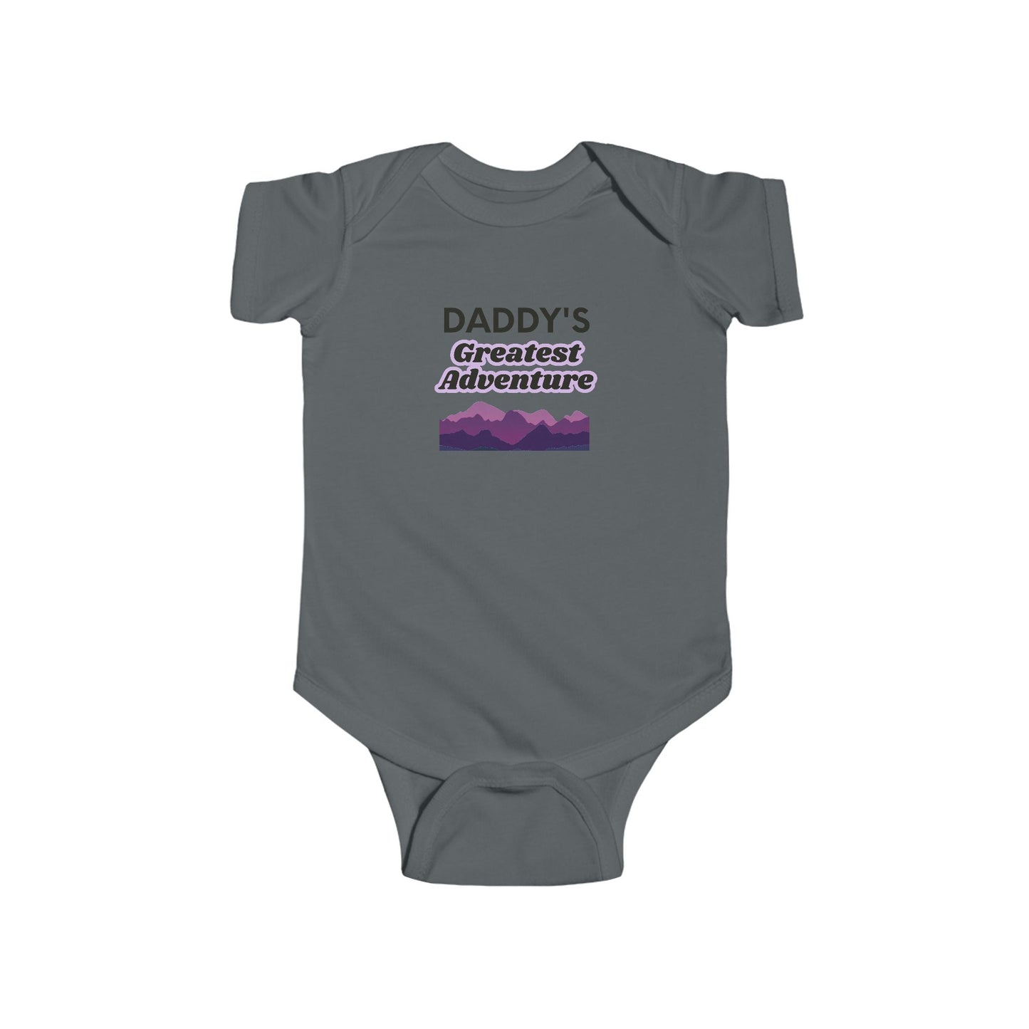 Baby Bodysuit — "Daddy's Greatest Adventure" Mountain Baby Onesie