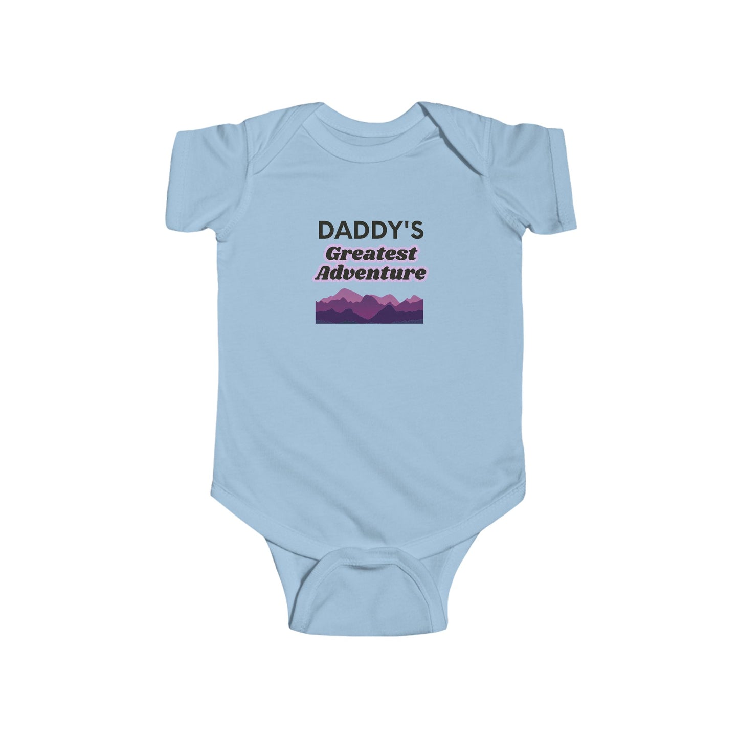 Baby Bodysuit — "Daddy's Greatest Adventure" Mountain Baby Onesie
