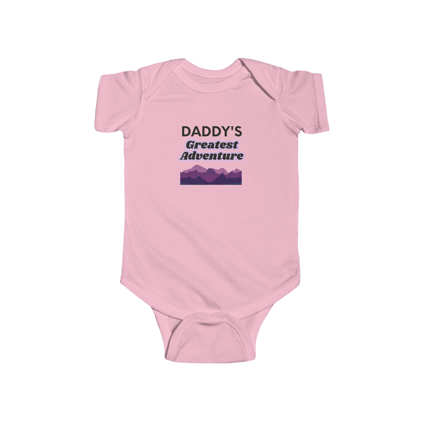 Baby Bodysuit — "Daddy's Greatest Adventure" Mountain Baby Onesie
