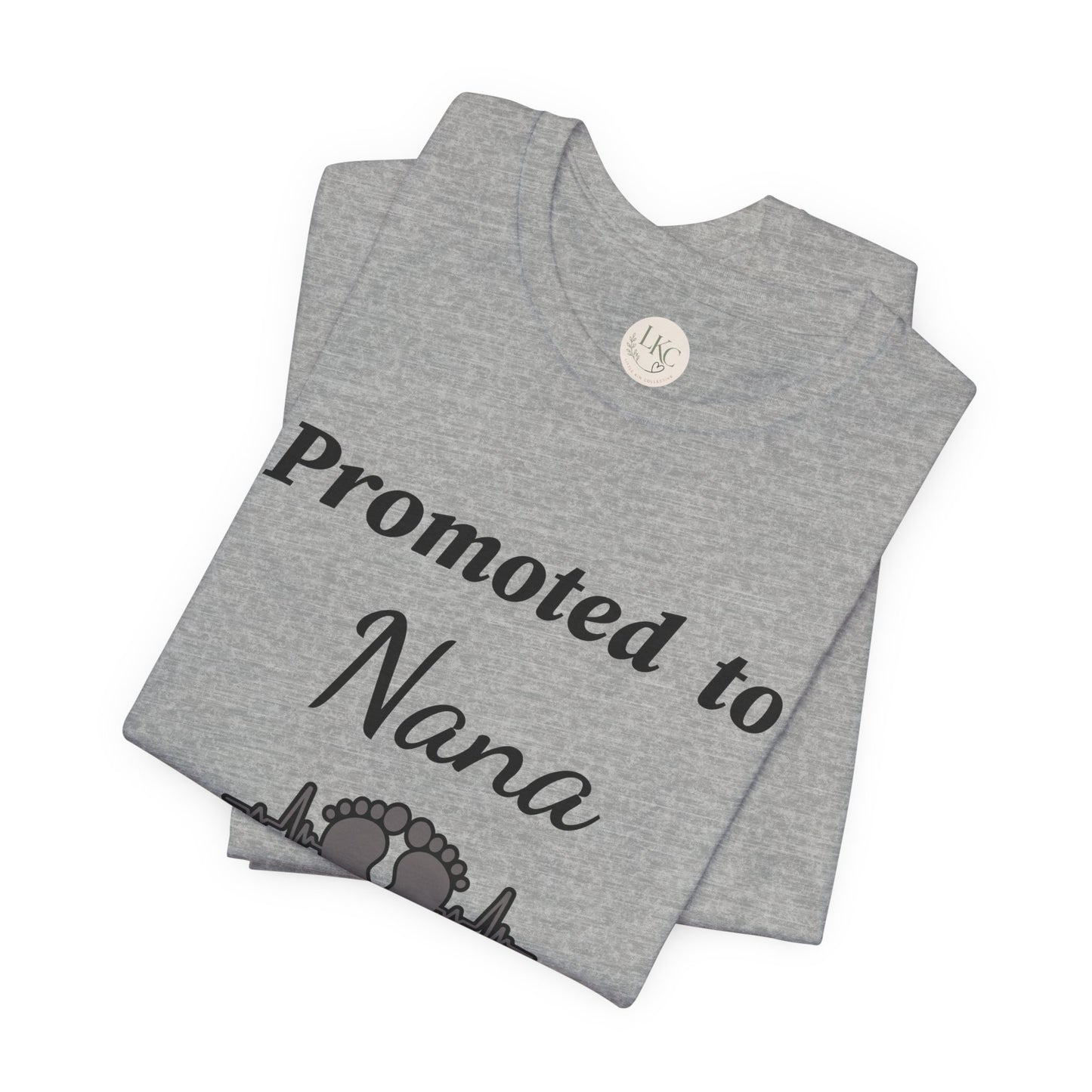 Copy of Copy of Promoted to Gigi Baby Announcement Tee — New Grandma Gift