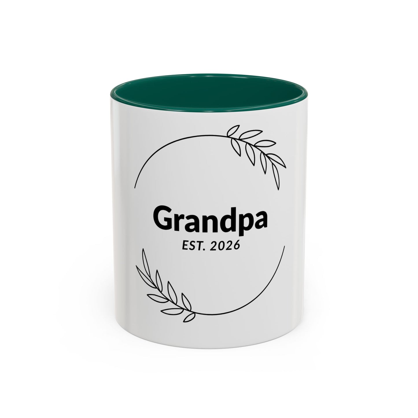 Grandpa Est. 2026 Mug — Personalized Coffee Cup for New Grandfathers