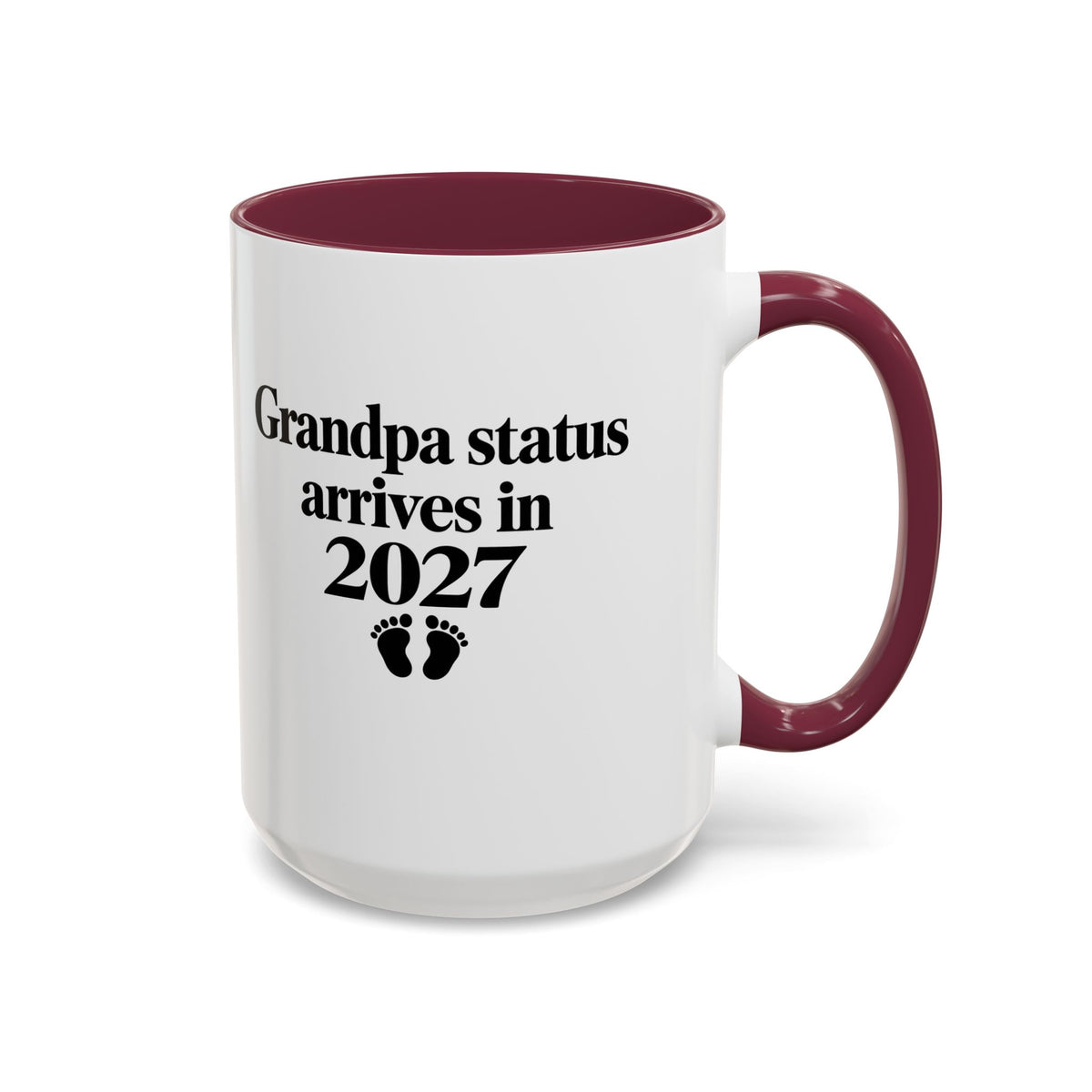 Grandpa Est. 2027 Gift-Reveal Ceramic Mug