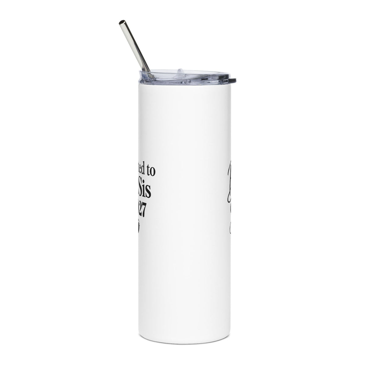 Big Sis Est. 2027 Gift-Reveal Stainless Steel Tumbler