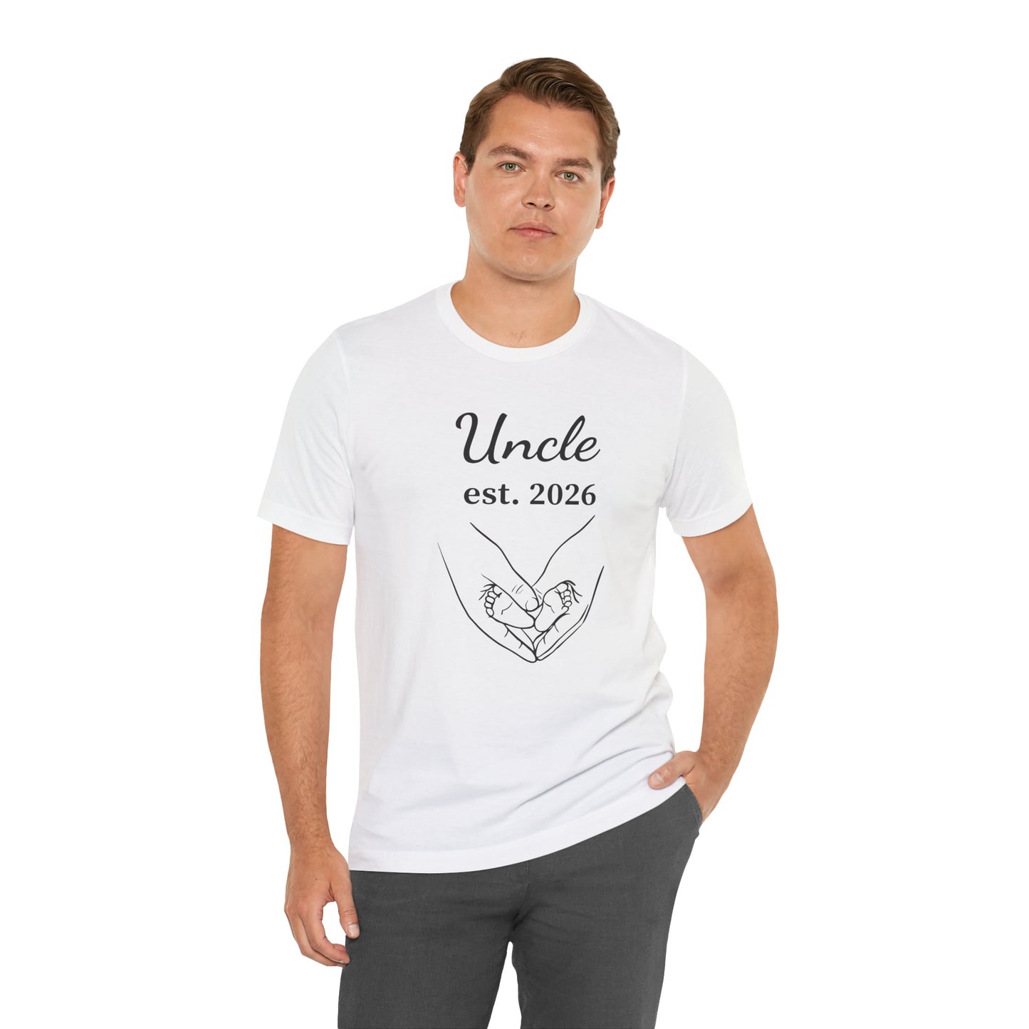 Uncle Est. 2026 T-Shirt — New Uncle Announcement Tee