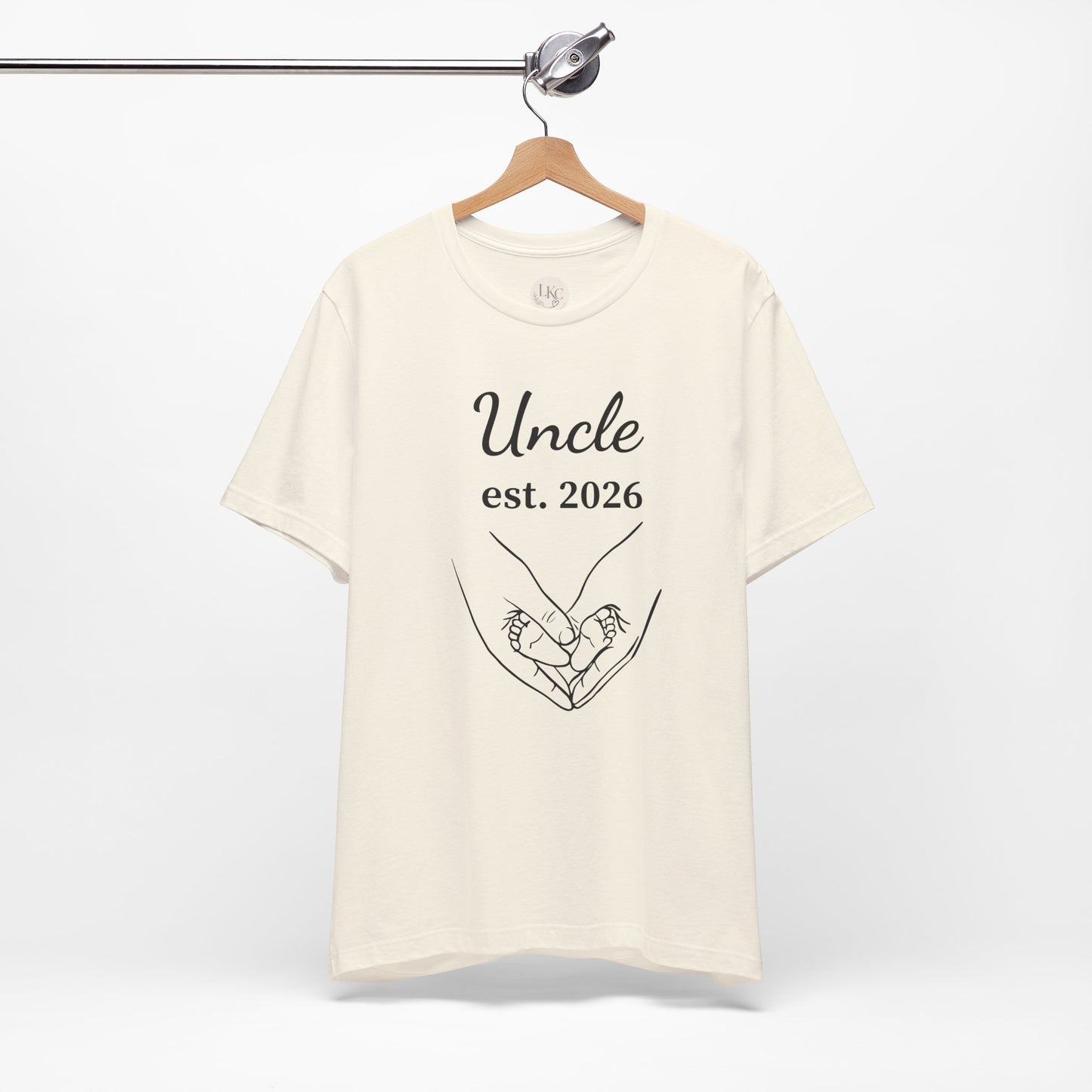 Uncle Est. 2026 T-Shirt — New Uncle Announcement Tee