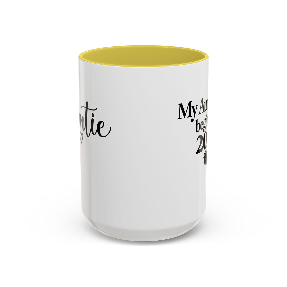 Auntie Est. 2027 Gift-Reveal Ceramic Mug