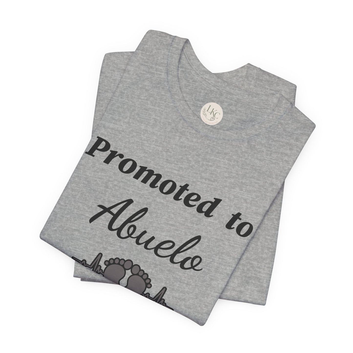 Promoted to Abuelo T-Shirt — New Grandpa Announcement Tee