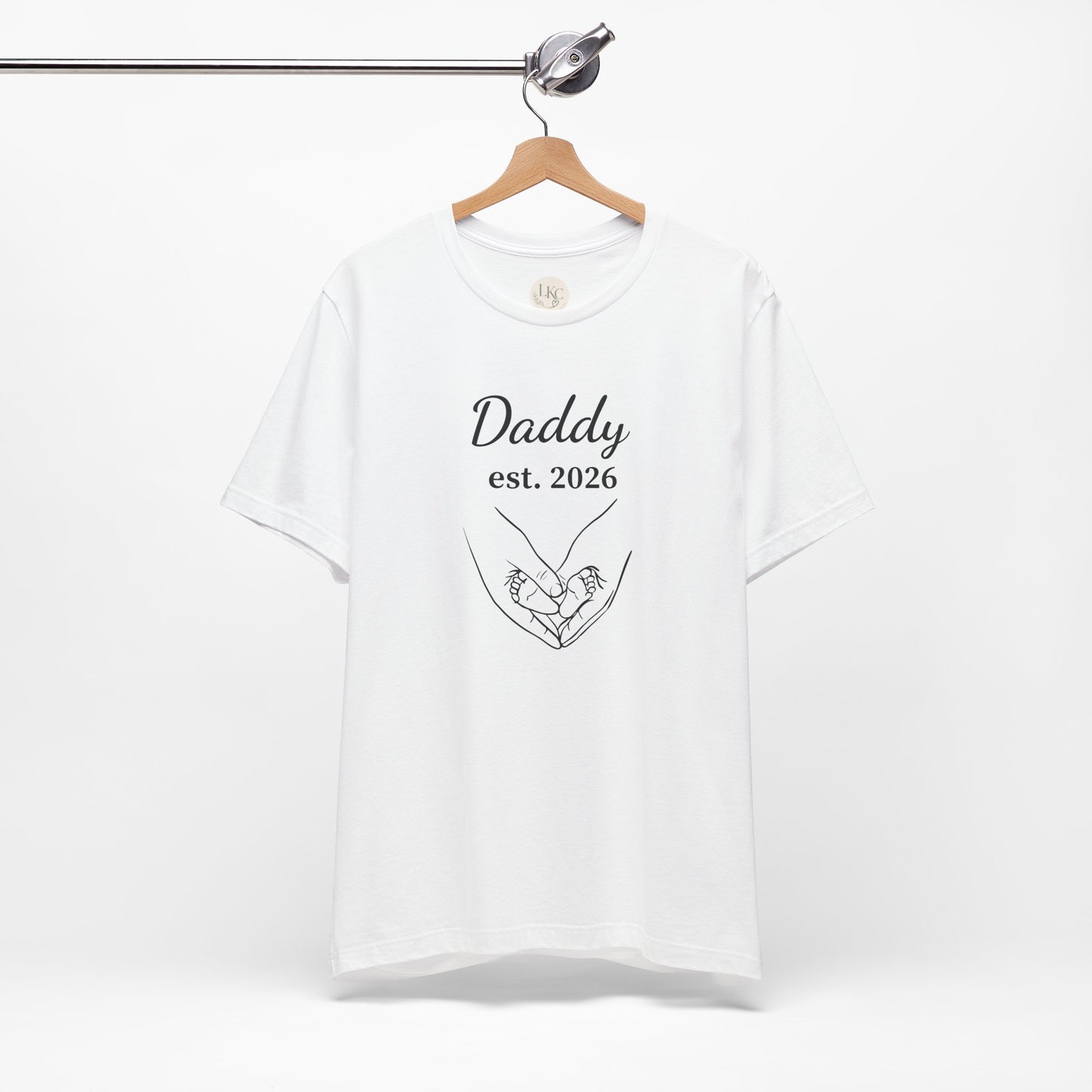 Daddy Established 2026 T-Shirt — New Dad Fatherhood Gift
