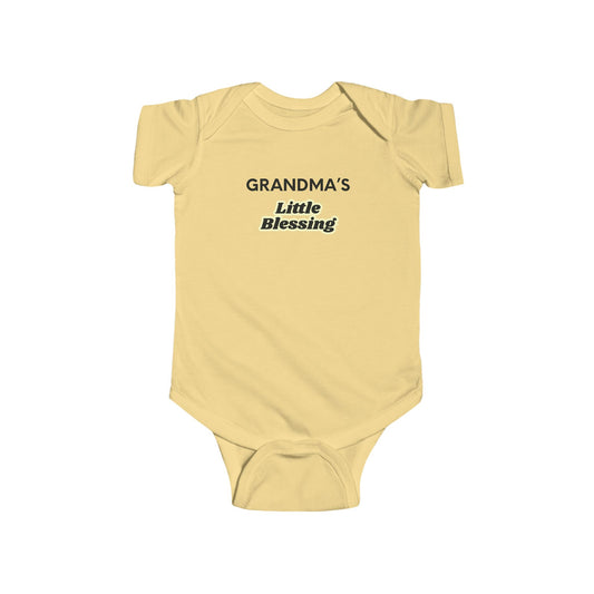 Baby Bodysuit – "Grandma's Little Blessing" Infant Onesie