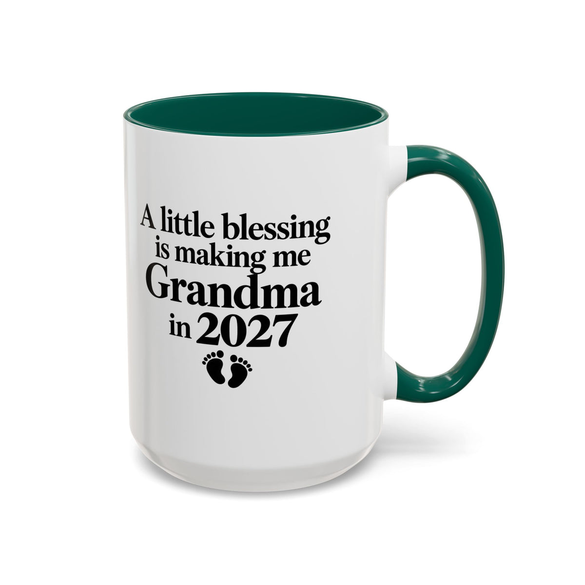 Grandma Est. 2027 Gift-Reveal Ceramic Mug