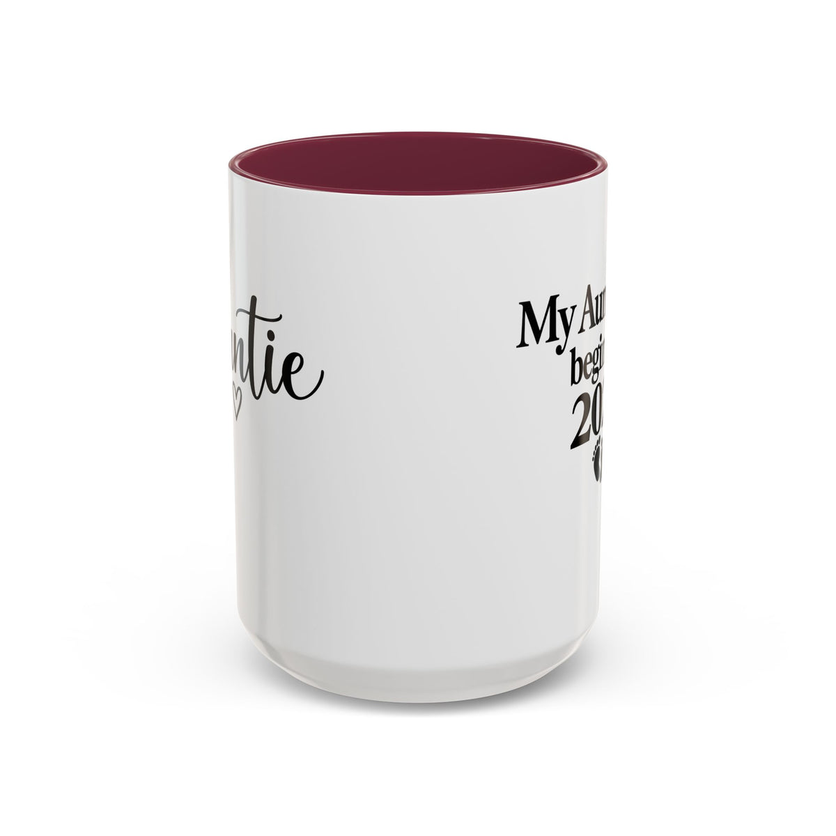 Auntie Est. 2027 Gift-Reveal Ceramic Mug