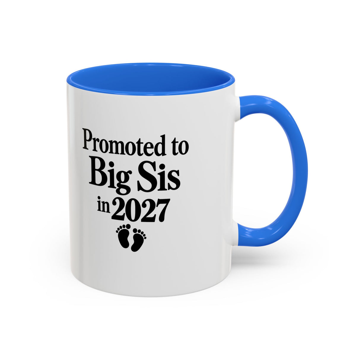 Big Sis Est. 2027 Gift-Reveal Ceramic Mug
