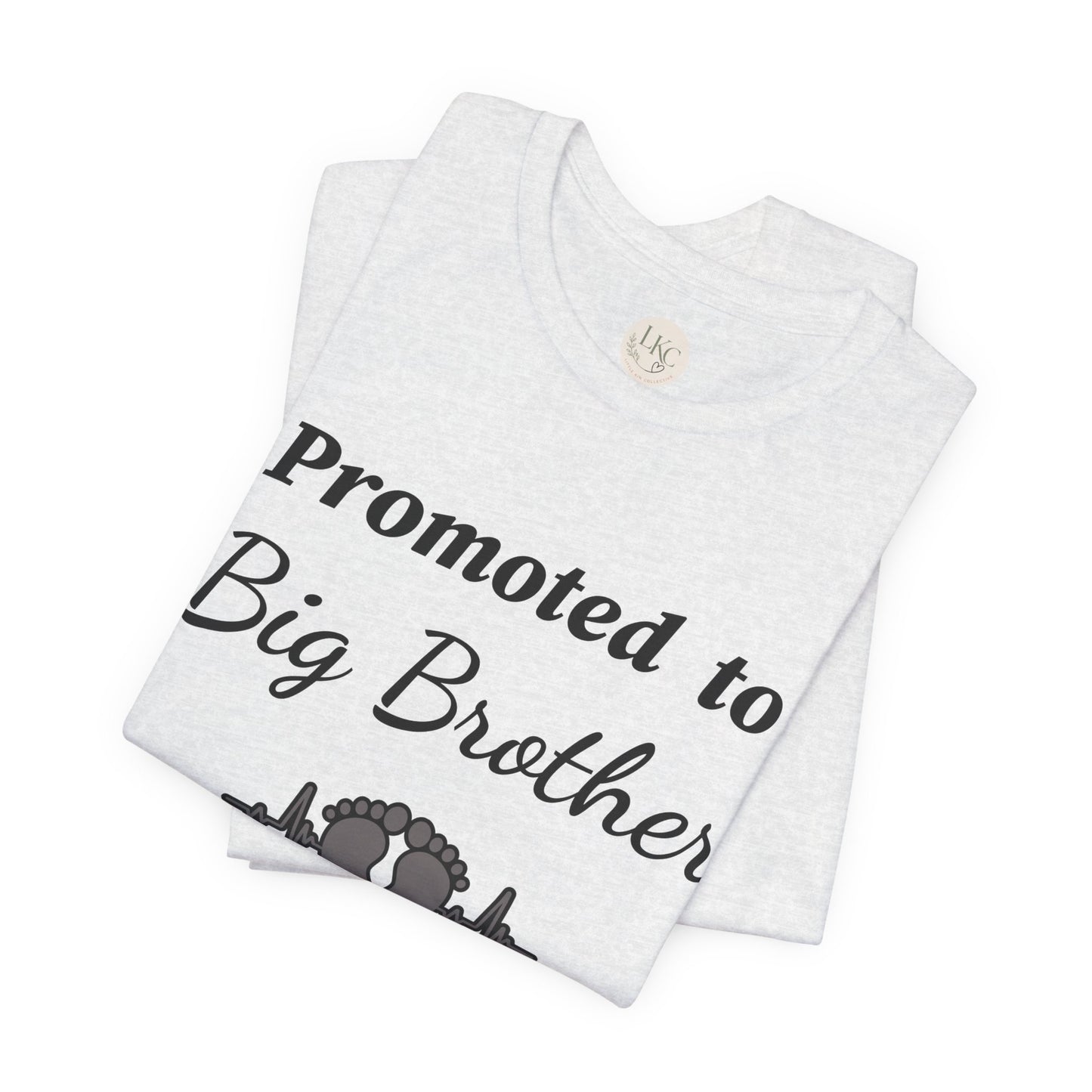 Promoted to Big Brother T-Shirt — New Sibling Announcement Tee