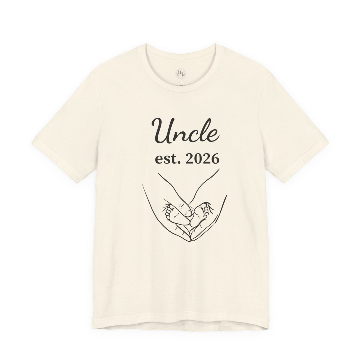 Uncle Est. 2026 T-Shirt — New Uncle Announcement Tee