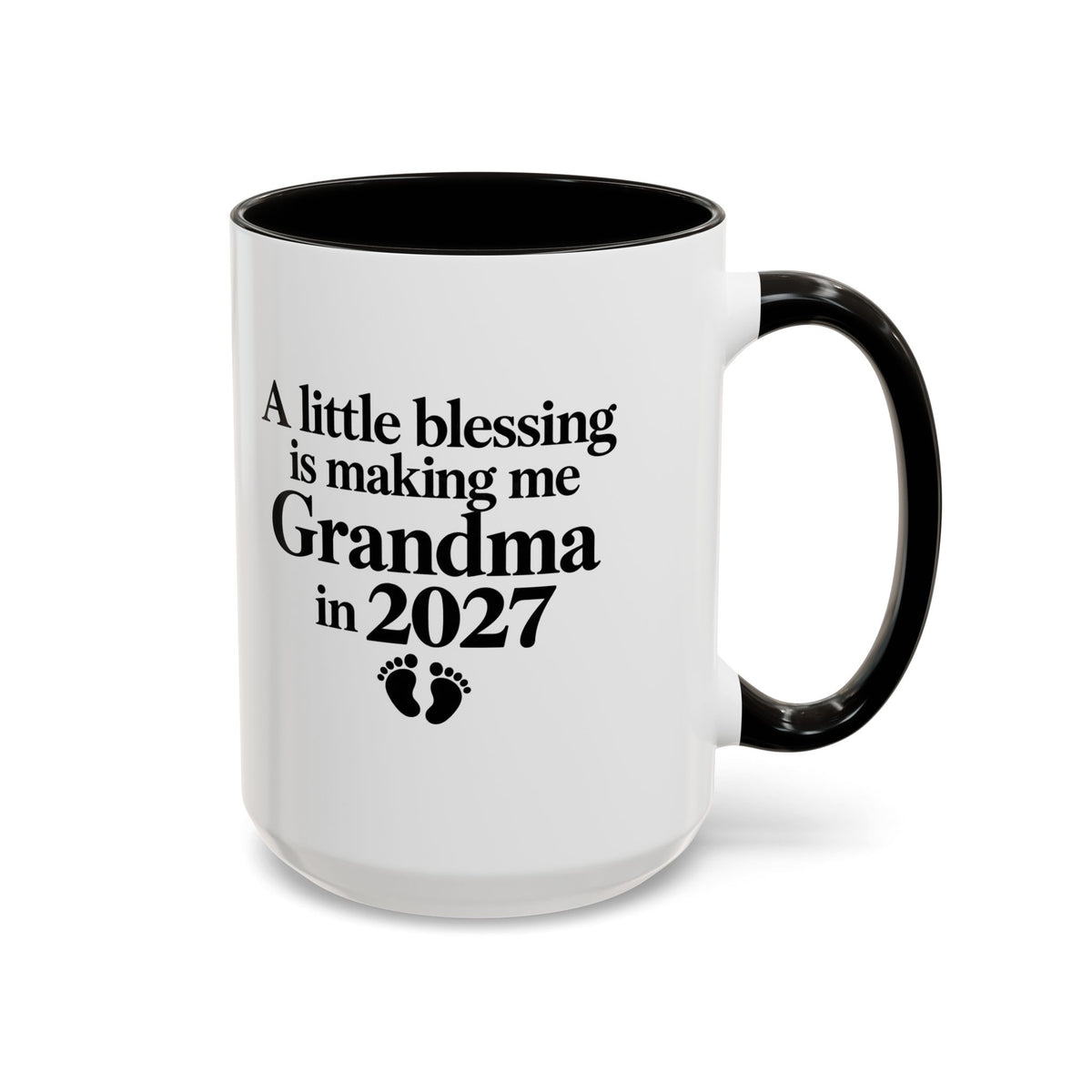 Grandma Est. 2027 Gift-Reveal Ceramic Mug