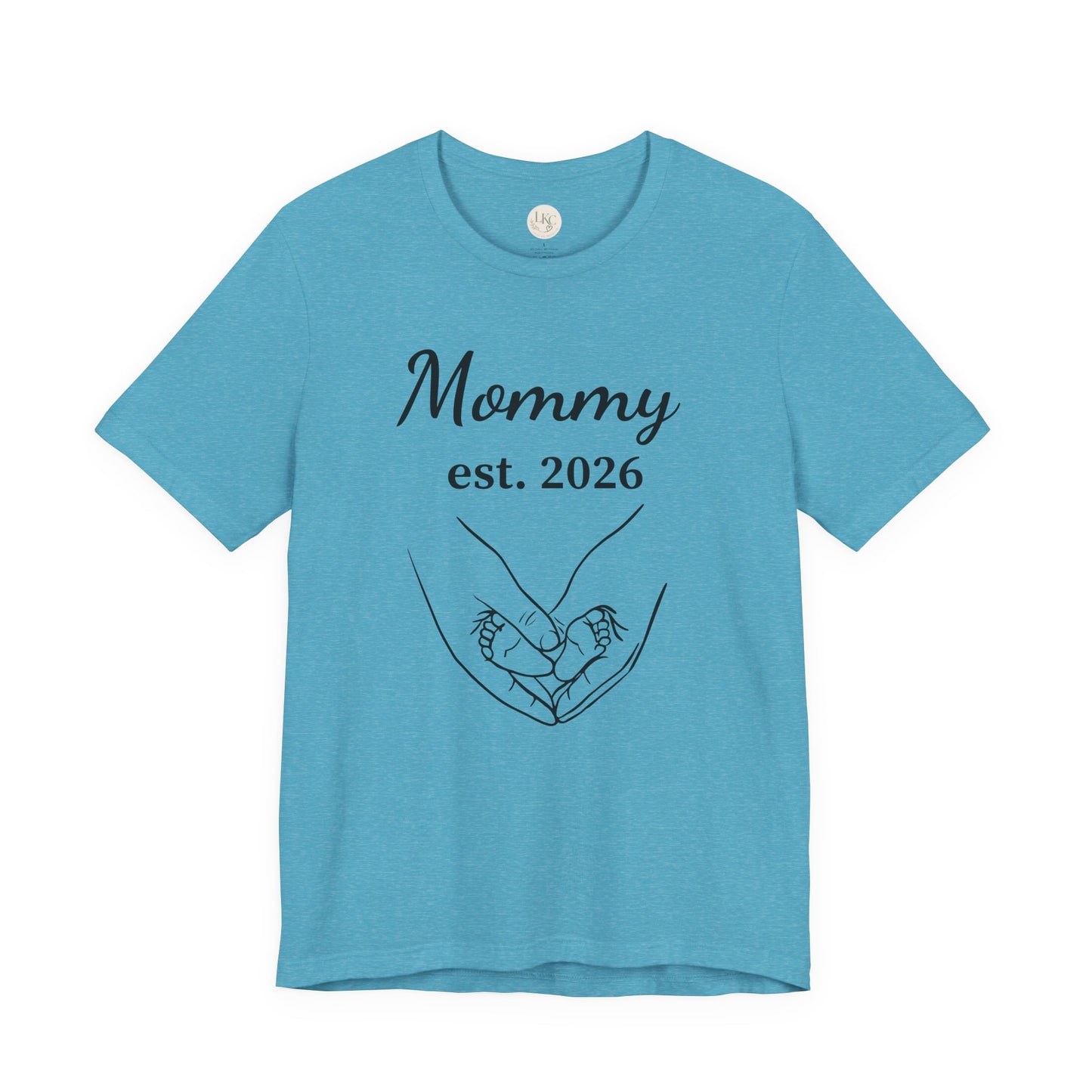 Mommy Est. 2026 T‑Shirt — New Mom Pregnancy Announcement Tee