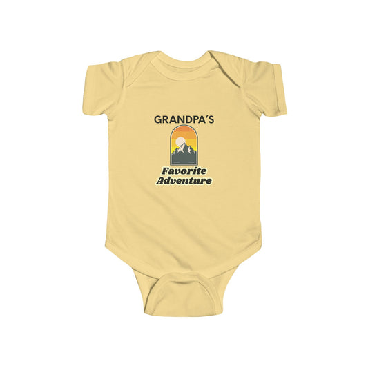 Grandpa’s Favorite Adventure Baby Bodysuit