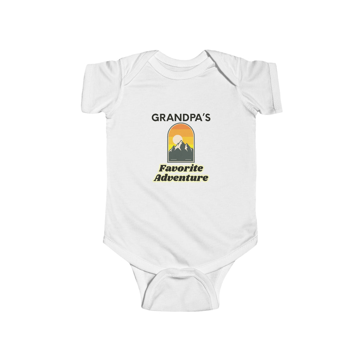 Grandpa’s Favorite Adventure Baby Bodysuit