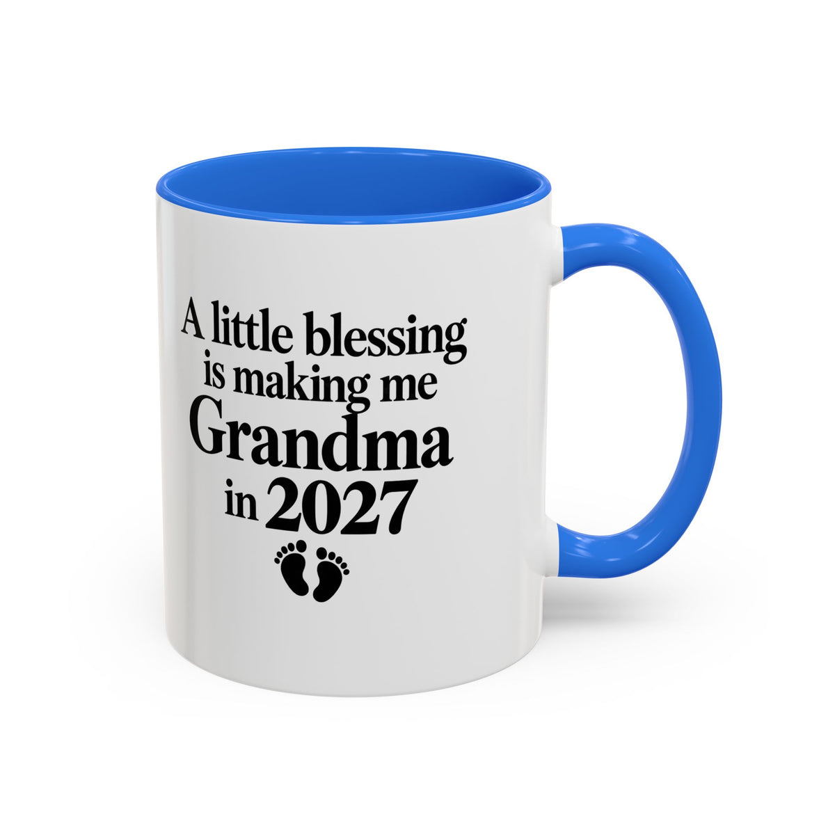 Grandma Est. 2027 Gift-Reveal Ceramic Mug