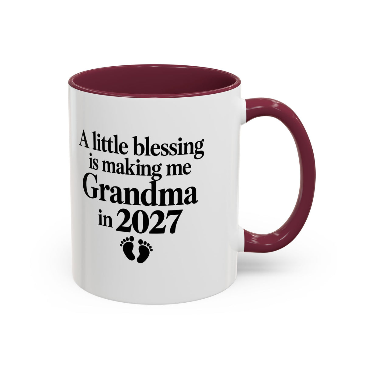 Grandma Est. 2027 Gift-Reveal Ceramic Mug