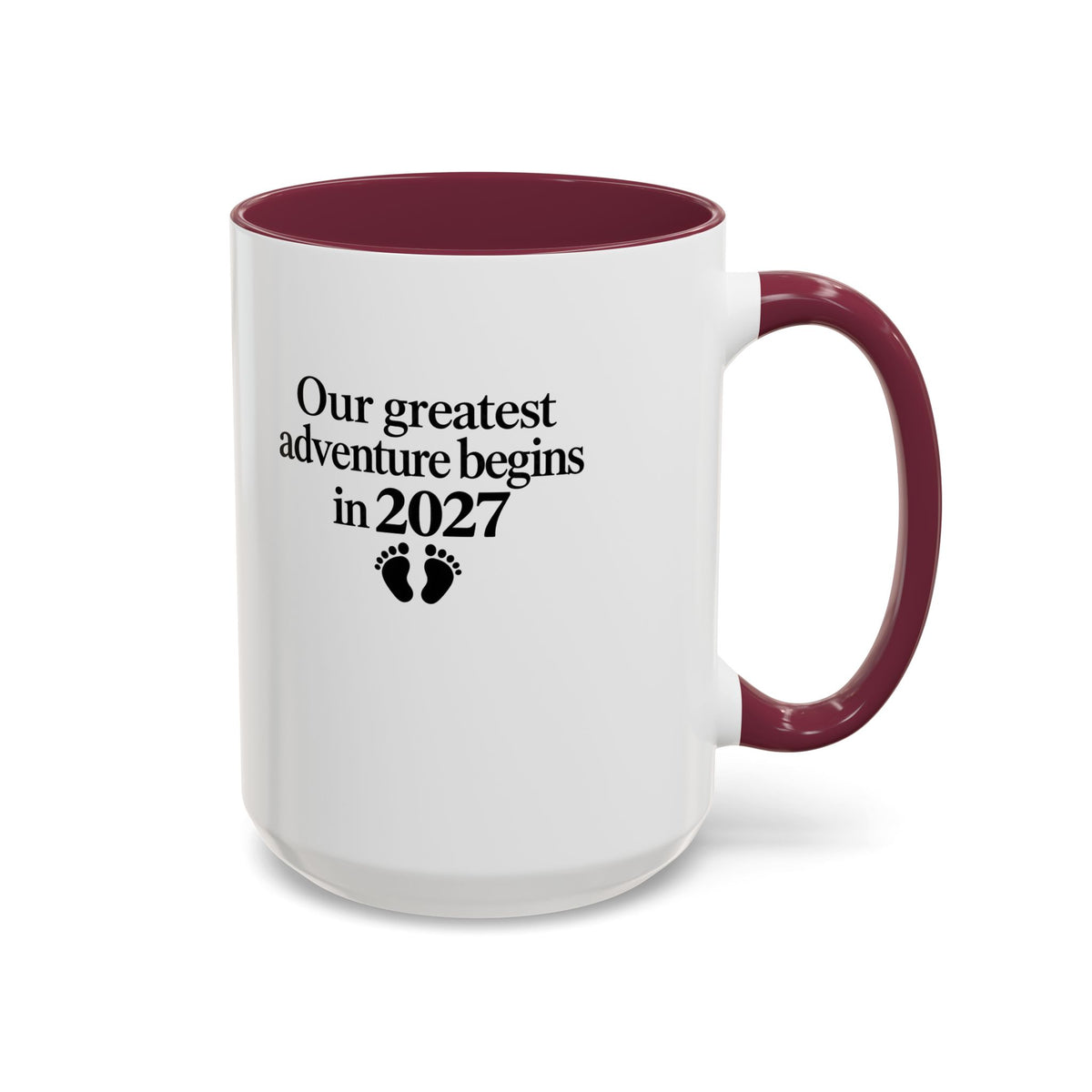Mommy Est. 2027 Gift-Reveal Ceramic Mug