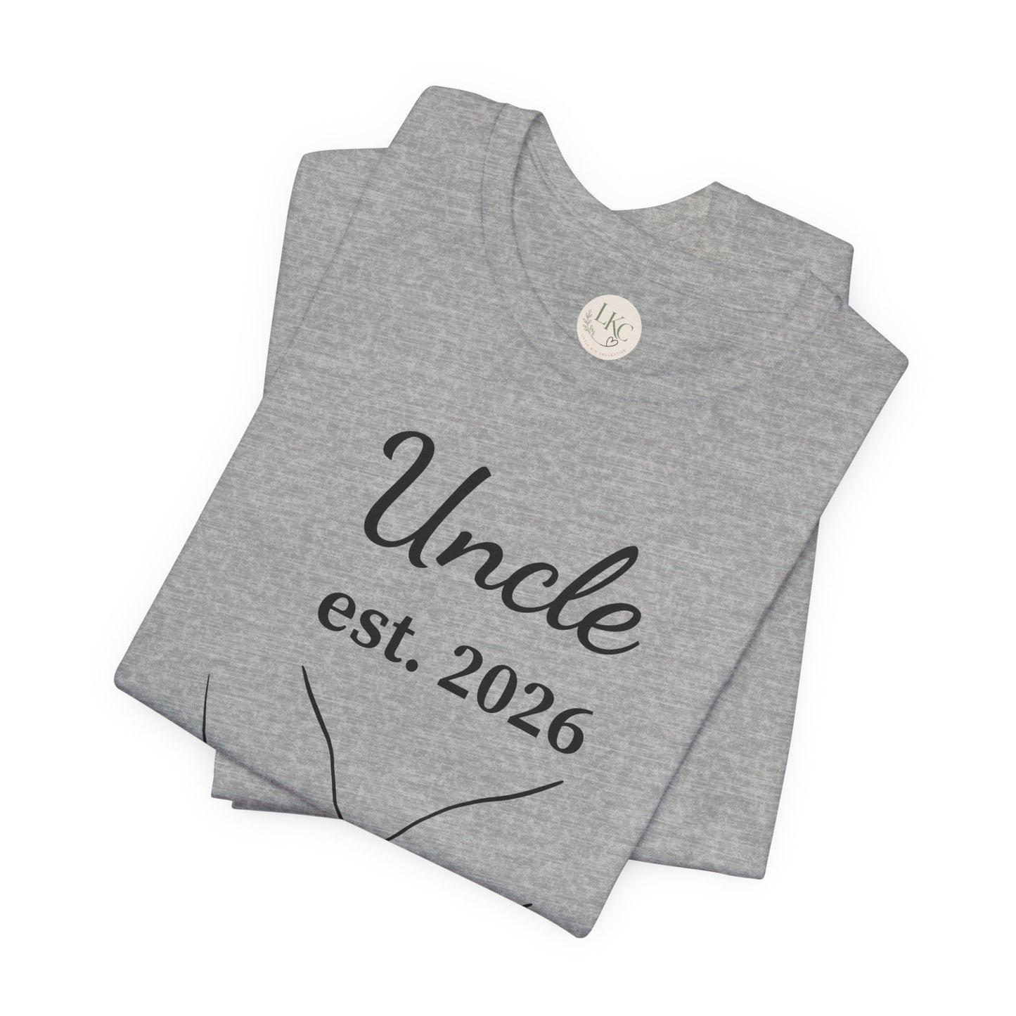 Uncle Est. 2026 T-Shirt — New Uncle Announcement Tee