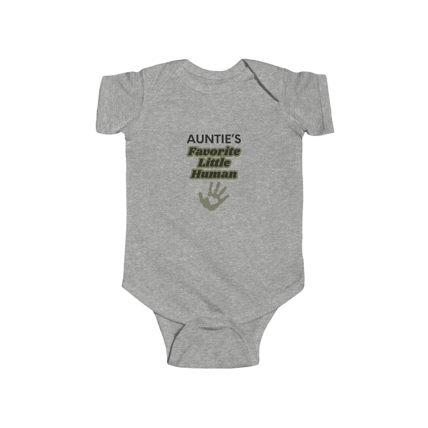 Auntie's Favorite Little Human Infant Bodysuit