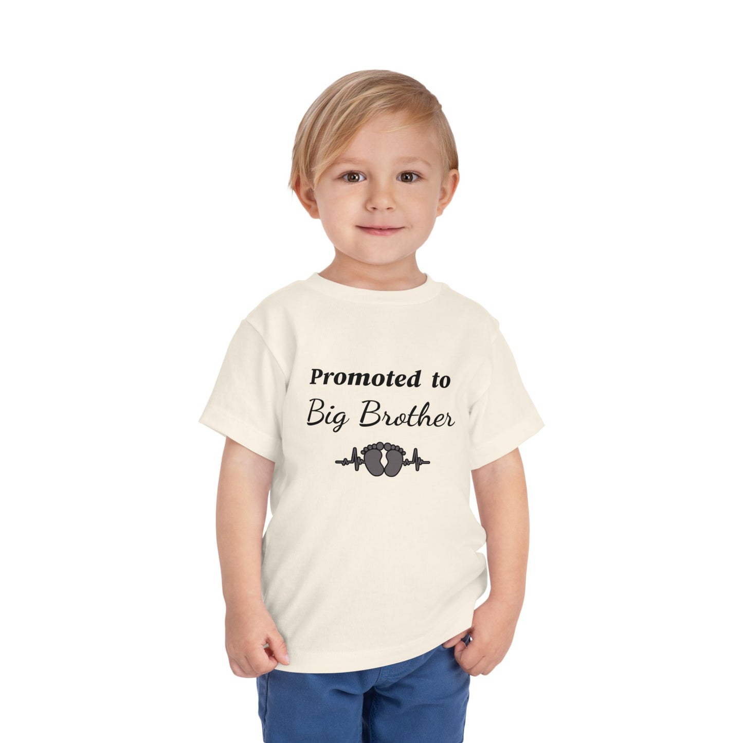 Promoted to Big Brother Toddler Tee — New Big Brother Announcement Shirt