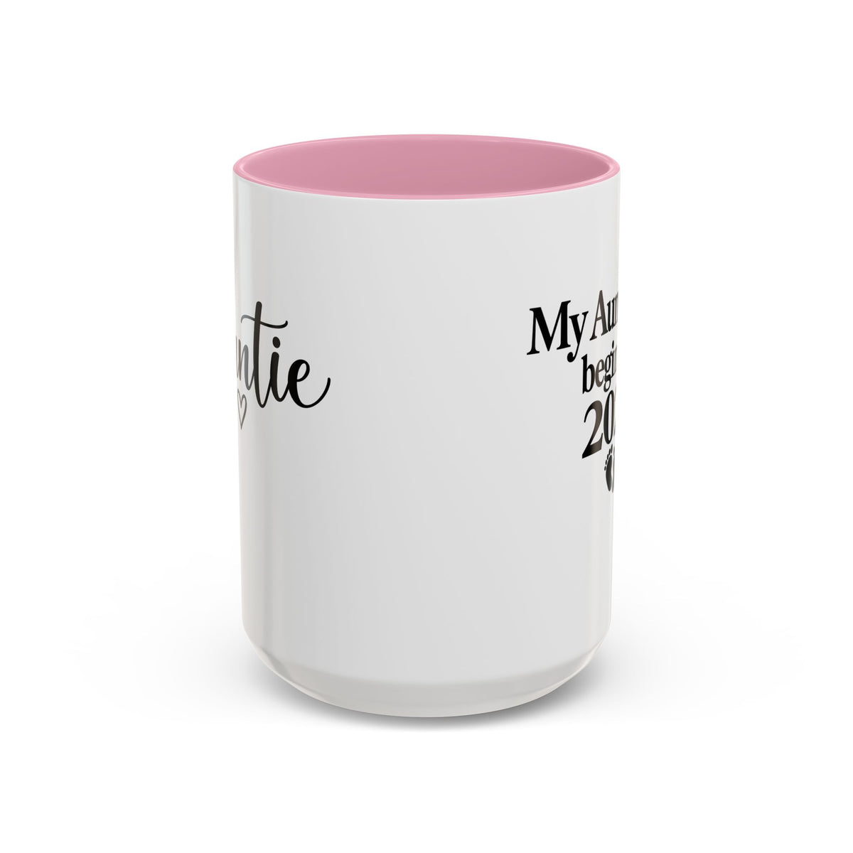 Auntie Est. 2027 Gift-Reveal Ceramic Mug