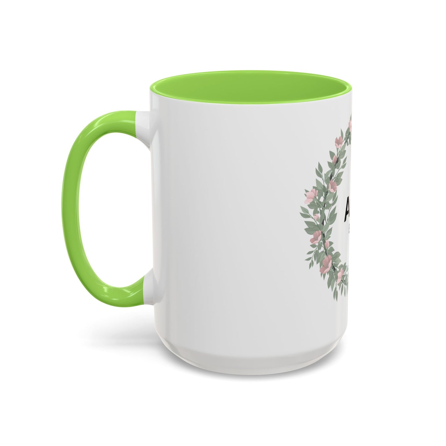 Auntie Est. 2026 Floral Accent Mug — Personalized Gift for New Aunts (11oz, 15oz)
