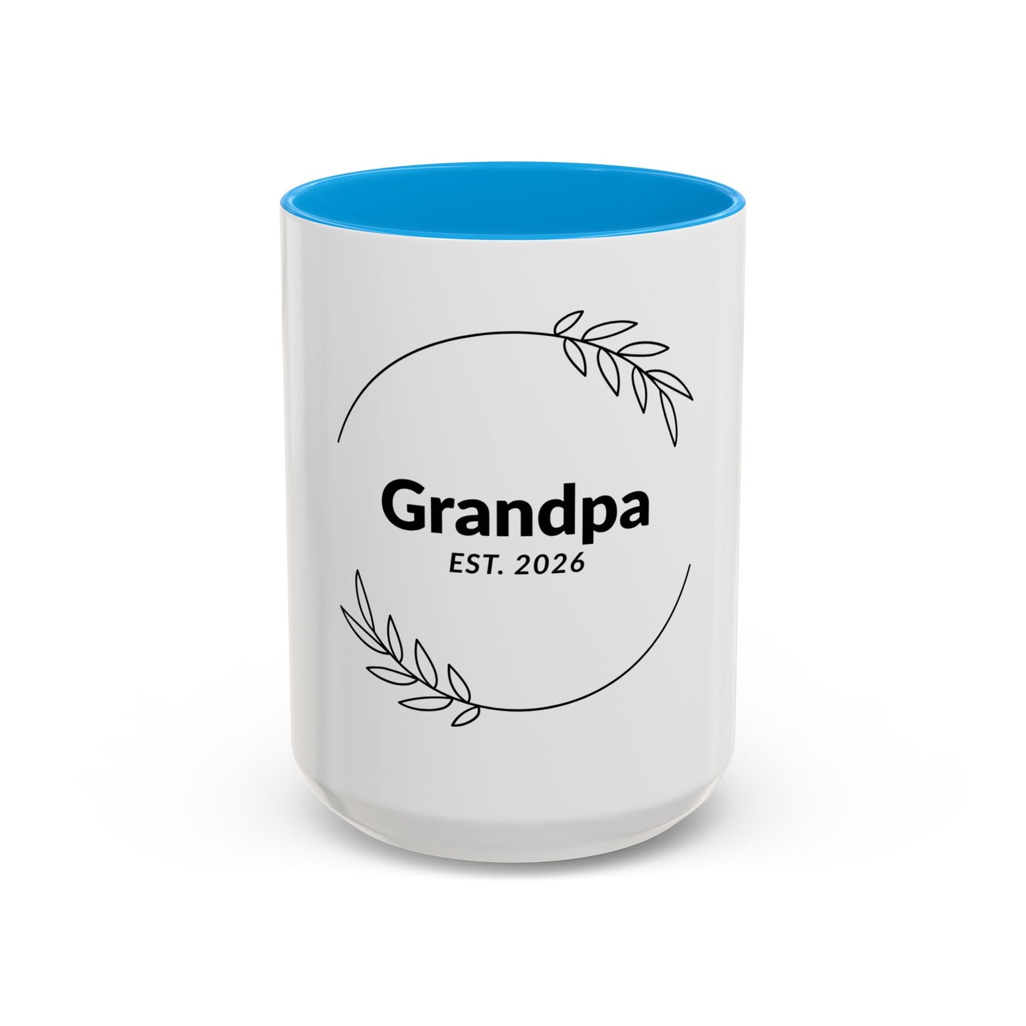 Grandpa Est. 2026 Mug — Personalized Coffee Cup for New Grandfathers