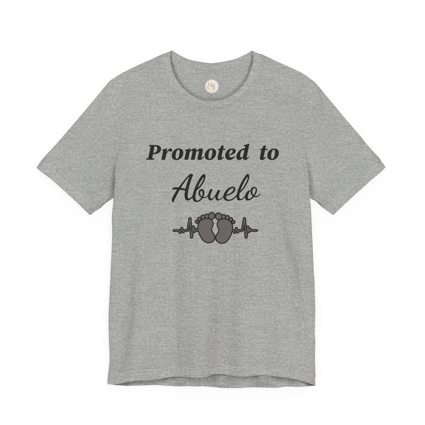 Promoted to Abuelo T-Shirt — New Grandpa Announcement Tee