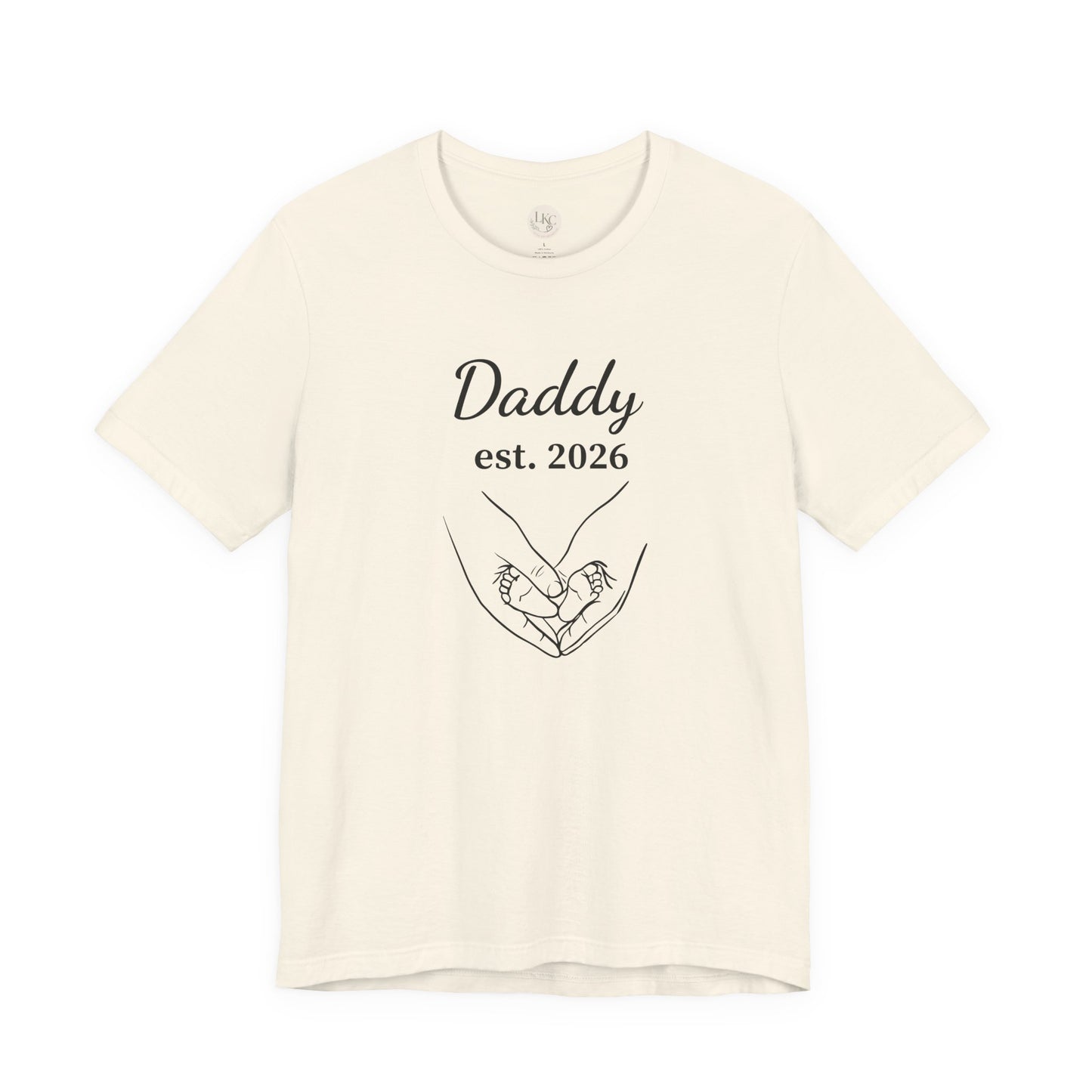 Daddy Established 2026 T-Shirt — New Dad Fatherhood Gift