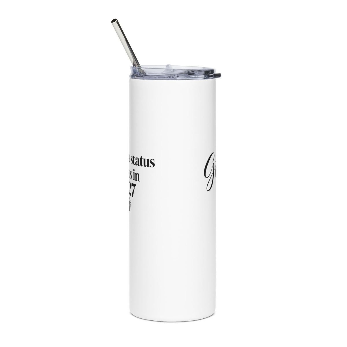 Grandpa Est. 2027 Gift-Reveal Stainless Steel Tumbler
