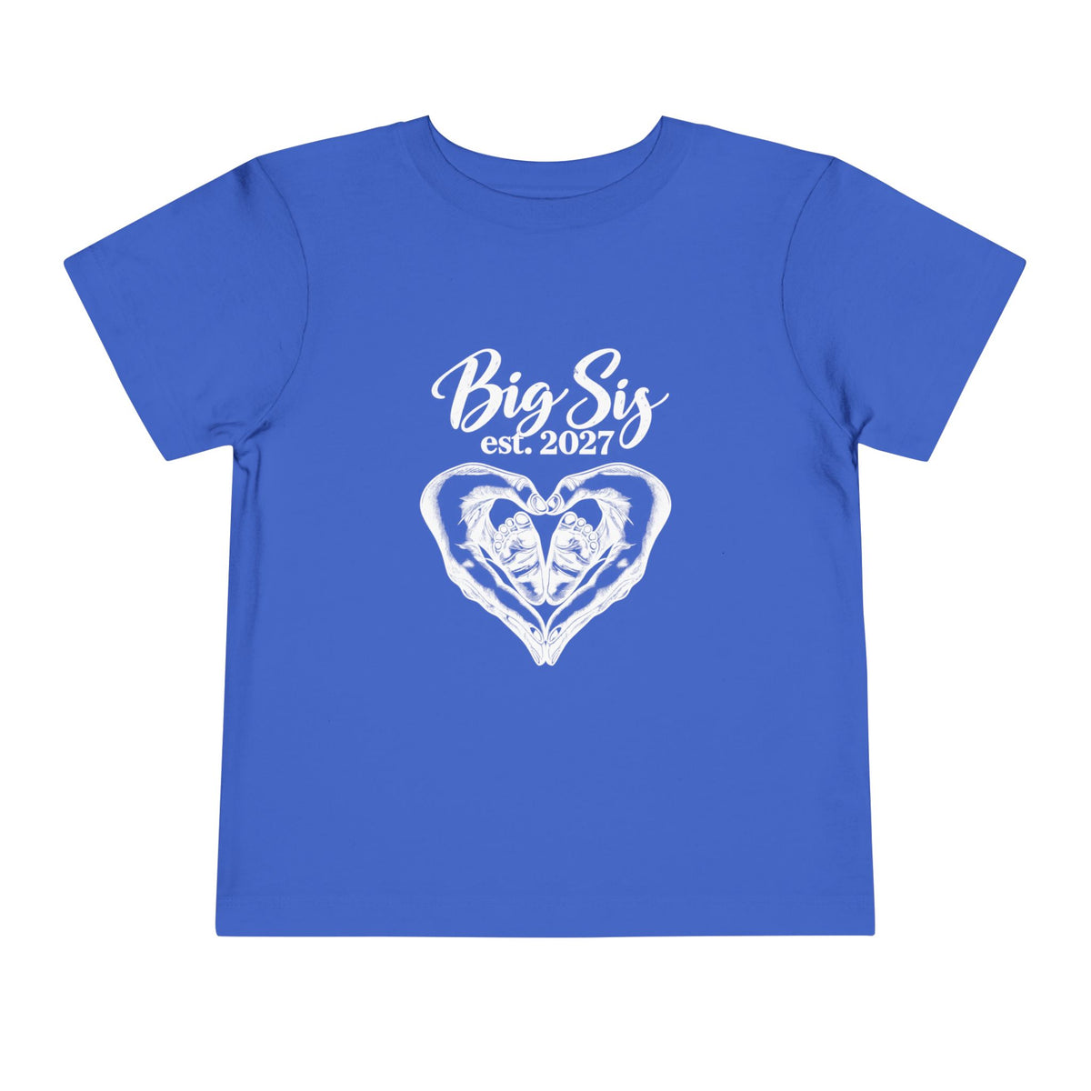 Big Sis Est. 2027 Toddler Tee
