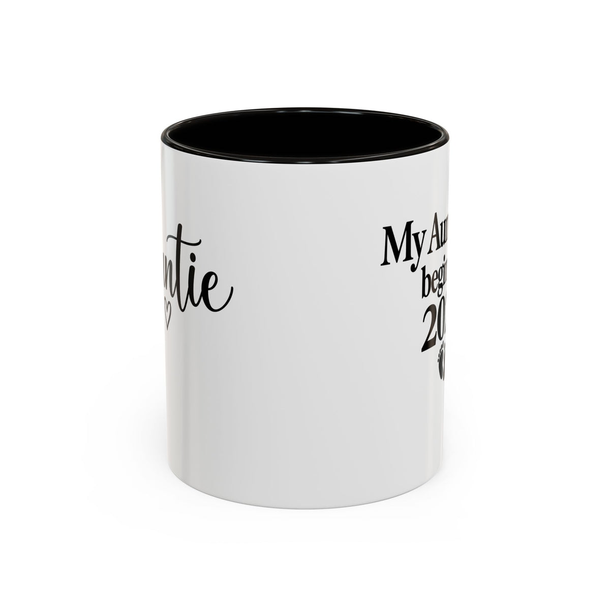 Auntie Est. 2027 Gift-Reveal Ceramic Mug