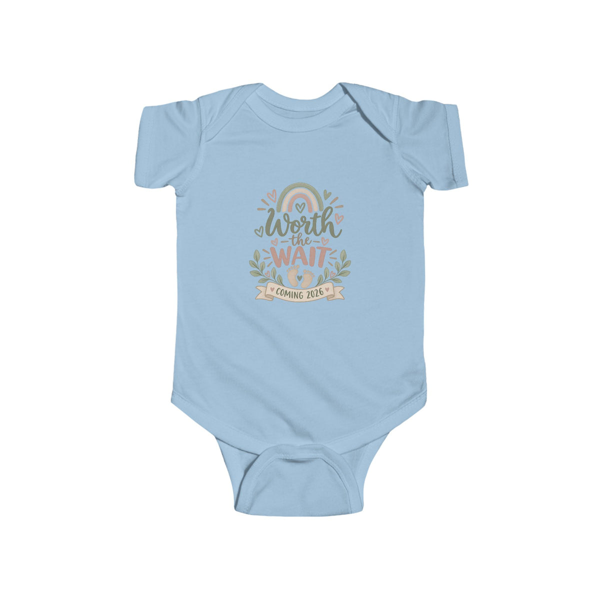Worth the Wait Coming 2026 Baby Bodysuit