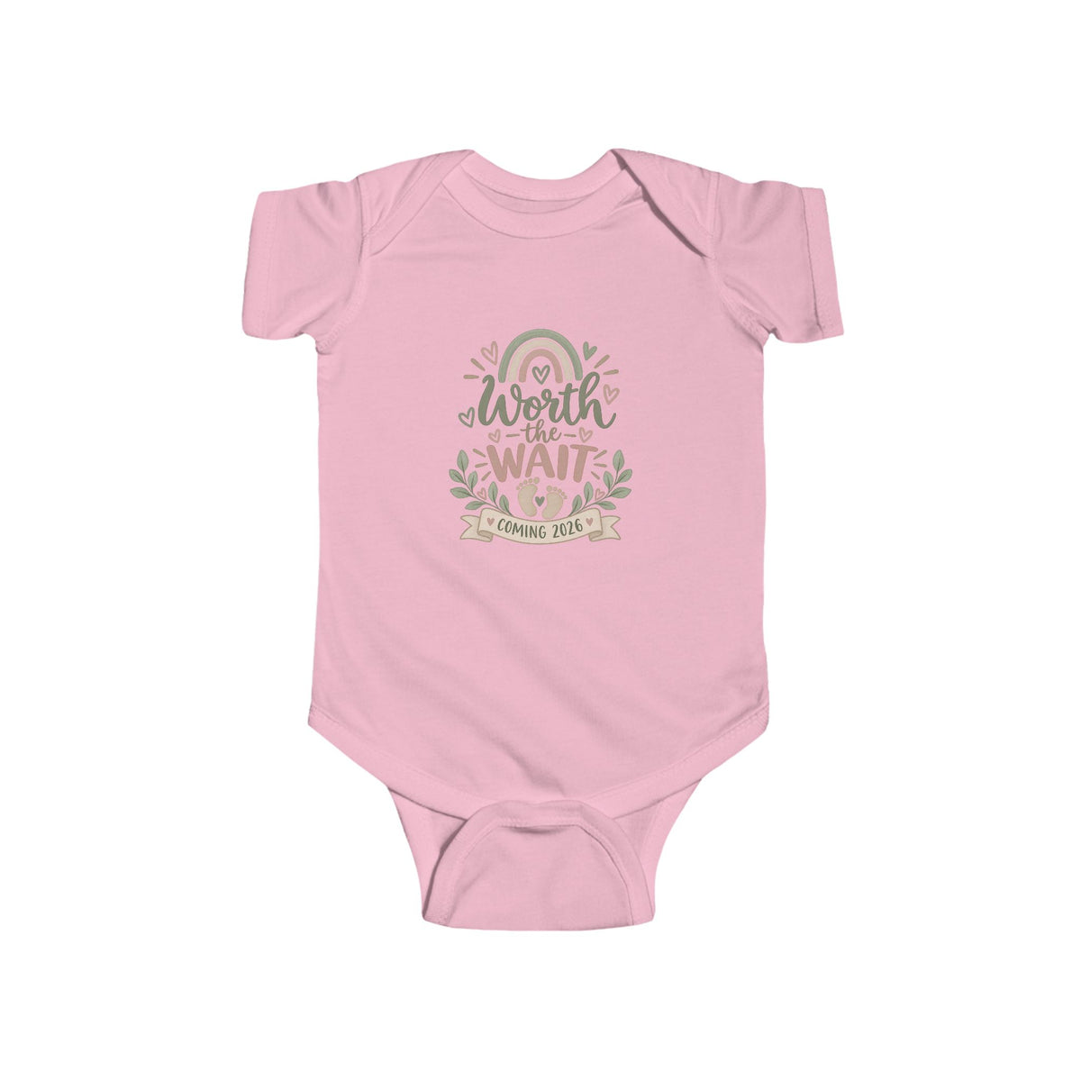 Worth the Wait Coming 2026 Baby Bodysuit